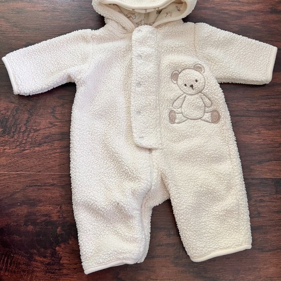 Carter's fleece bear winter suit 6 months - Picture 5 of 5